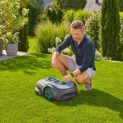 GARDENA smart SILENO pro robotplæneklipper - batteri, grå (600 m²)
