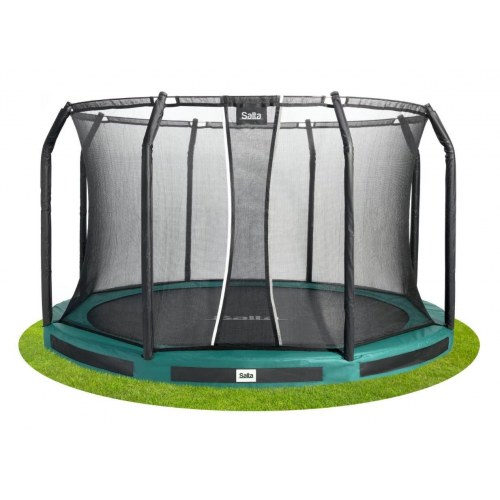 Salta Premium Ground Combo trampolin 366 cm - grøn