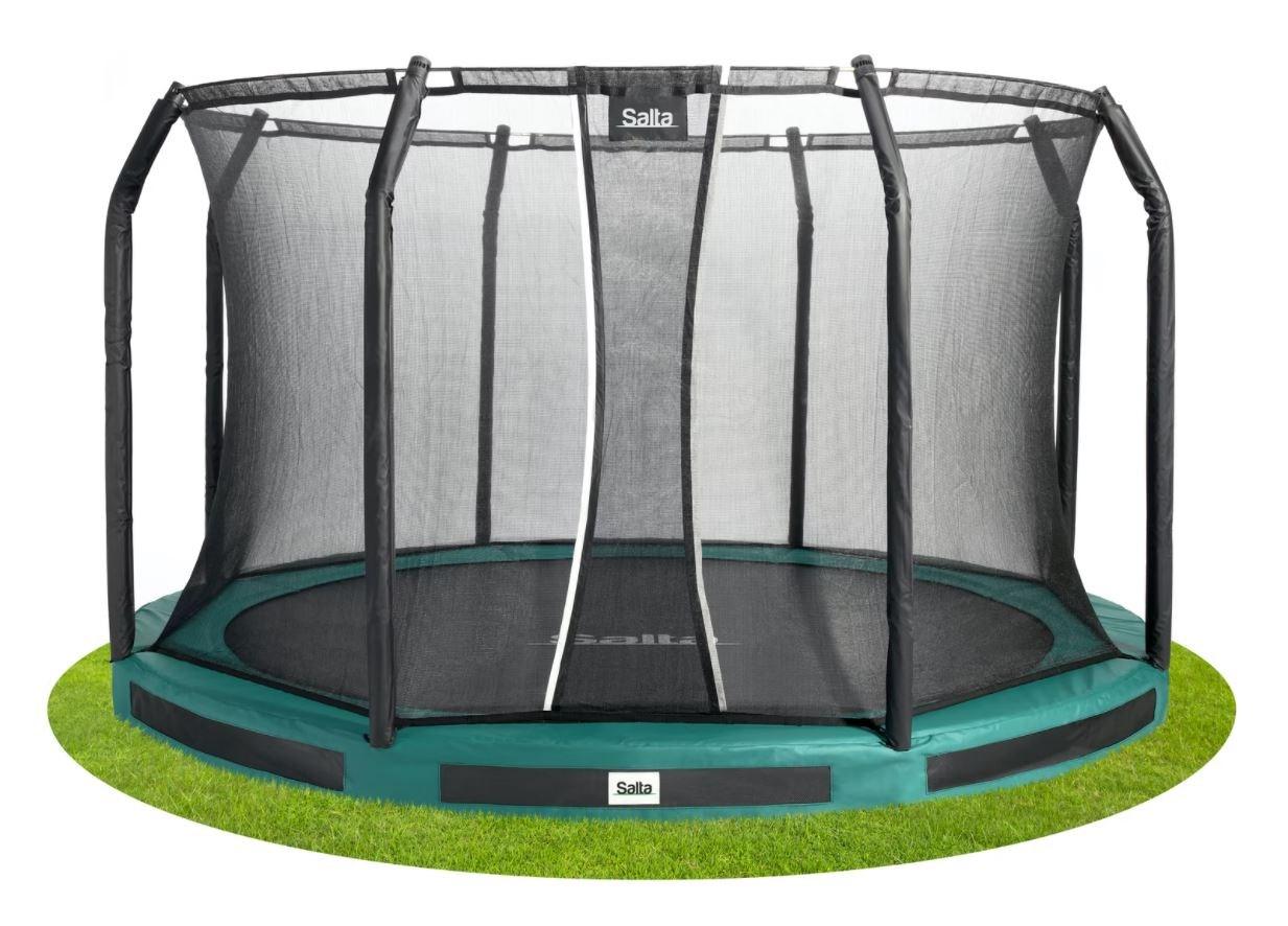 Salta Premium Ground Combo trampolin 366 cm - grøn