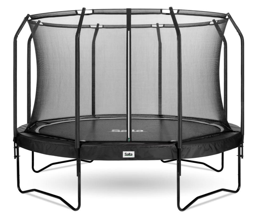 Salta Premium Edition trampolin 427 cm - sort, rund med sikkerhedsnet billede