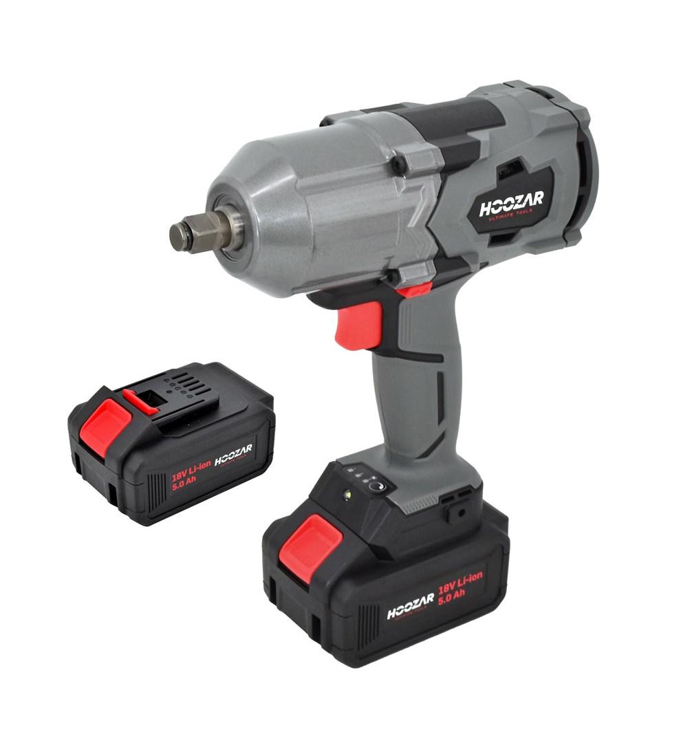 AWTOOLS Hoozar slagnøgle 1/2" 18V - 2×5,0 Ah, 1.000 Nm (IW30BL-T2)