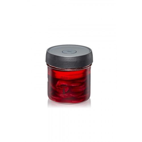 GEFU NATIVO fermenteringsglas 500 ml – sort låg