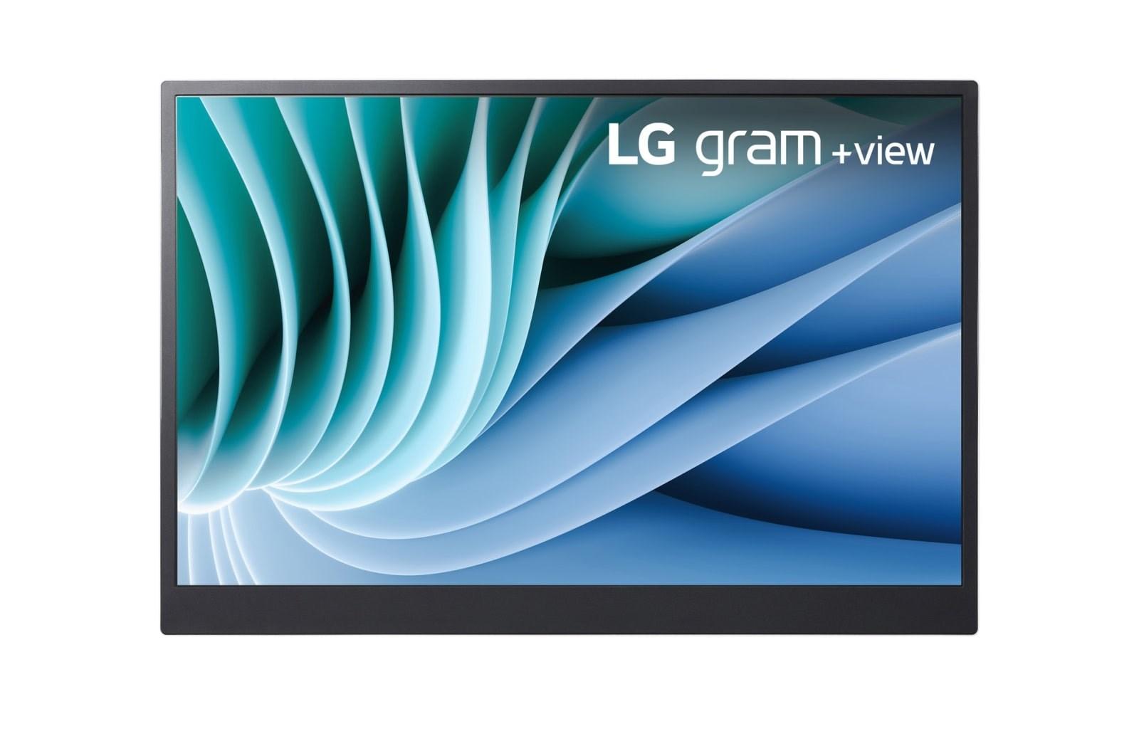 LG gram+view 16MR70 16" bærbar skærm - 2560 × 1600 WQXGA, sølv billede