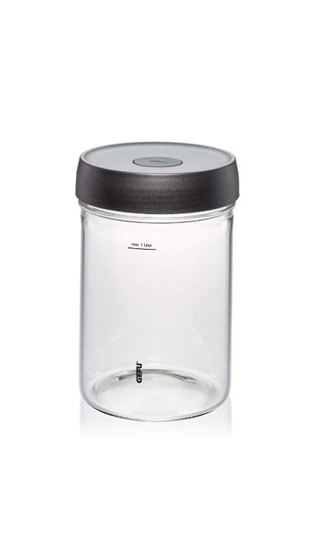 GEFU NATIVO, Grøntsag, 1 L, Glas, Plast, Transparent, 180 mm, 870 g