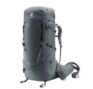 Deuter Aircontact Core 55+10 SL vandrerygsæk - 55 l, sort/grafit