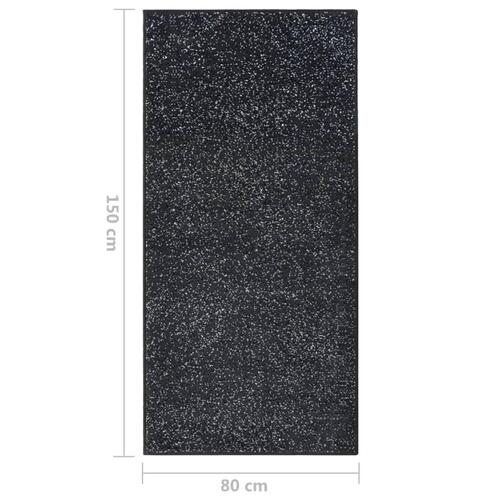 Tæppeløber 80x150 cm BCF antracitgrå