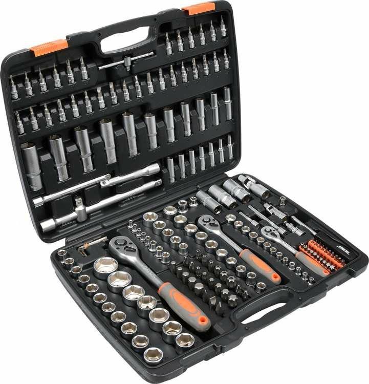 STHOR T58688 topnøglesæt - 173 dele, 1/2", 3/8", 1/4"