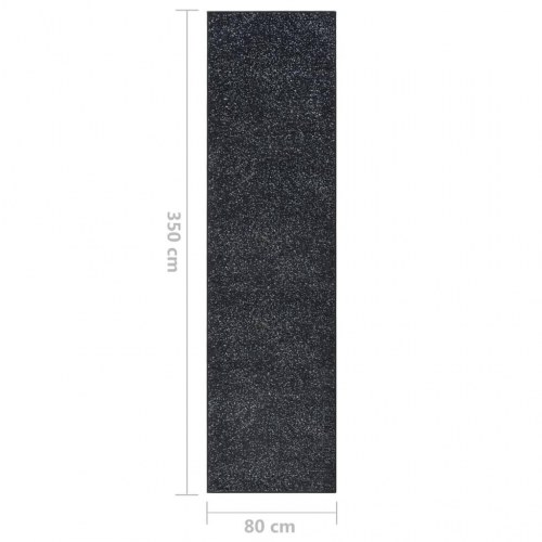 Tæppeløber 80x350 cm BCF antracitgrå