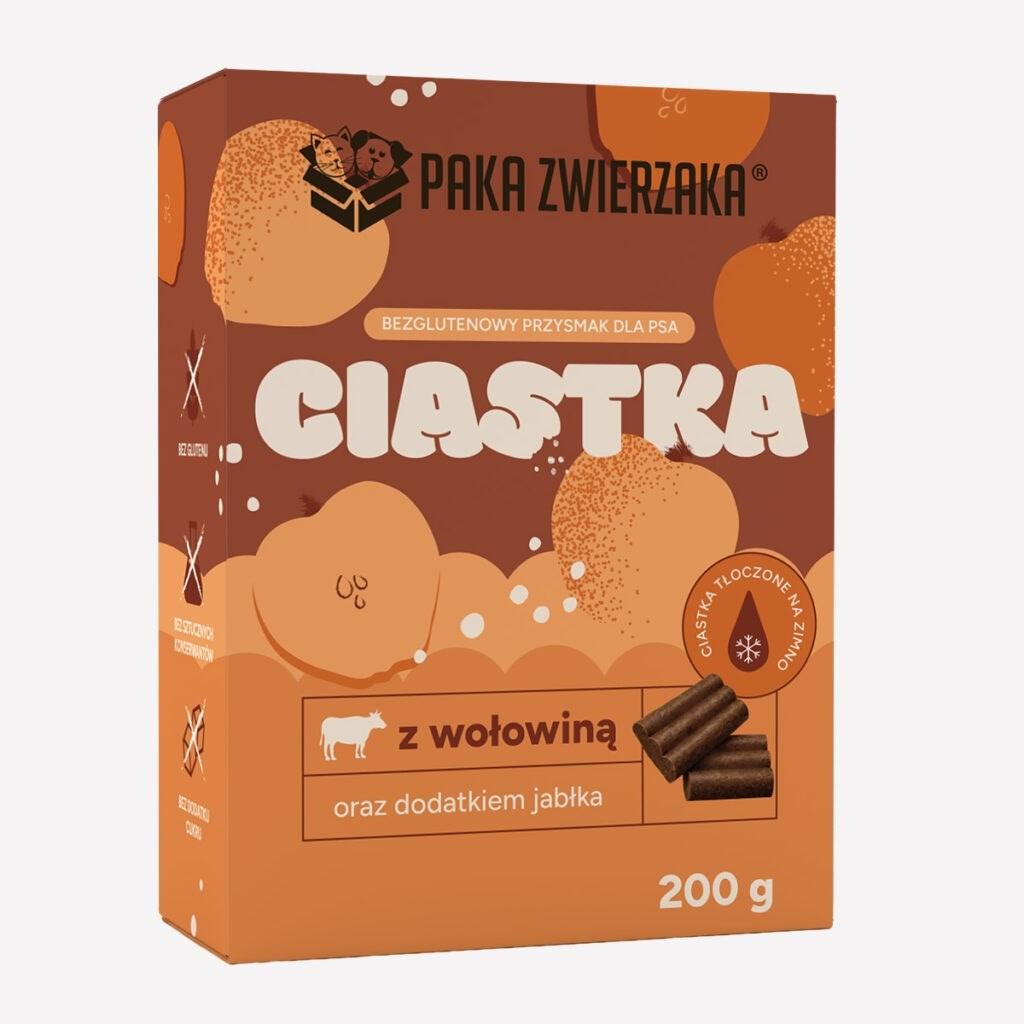 PAKA ZWIERZAKA hundegodbid – oksekød med æble, 200 g