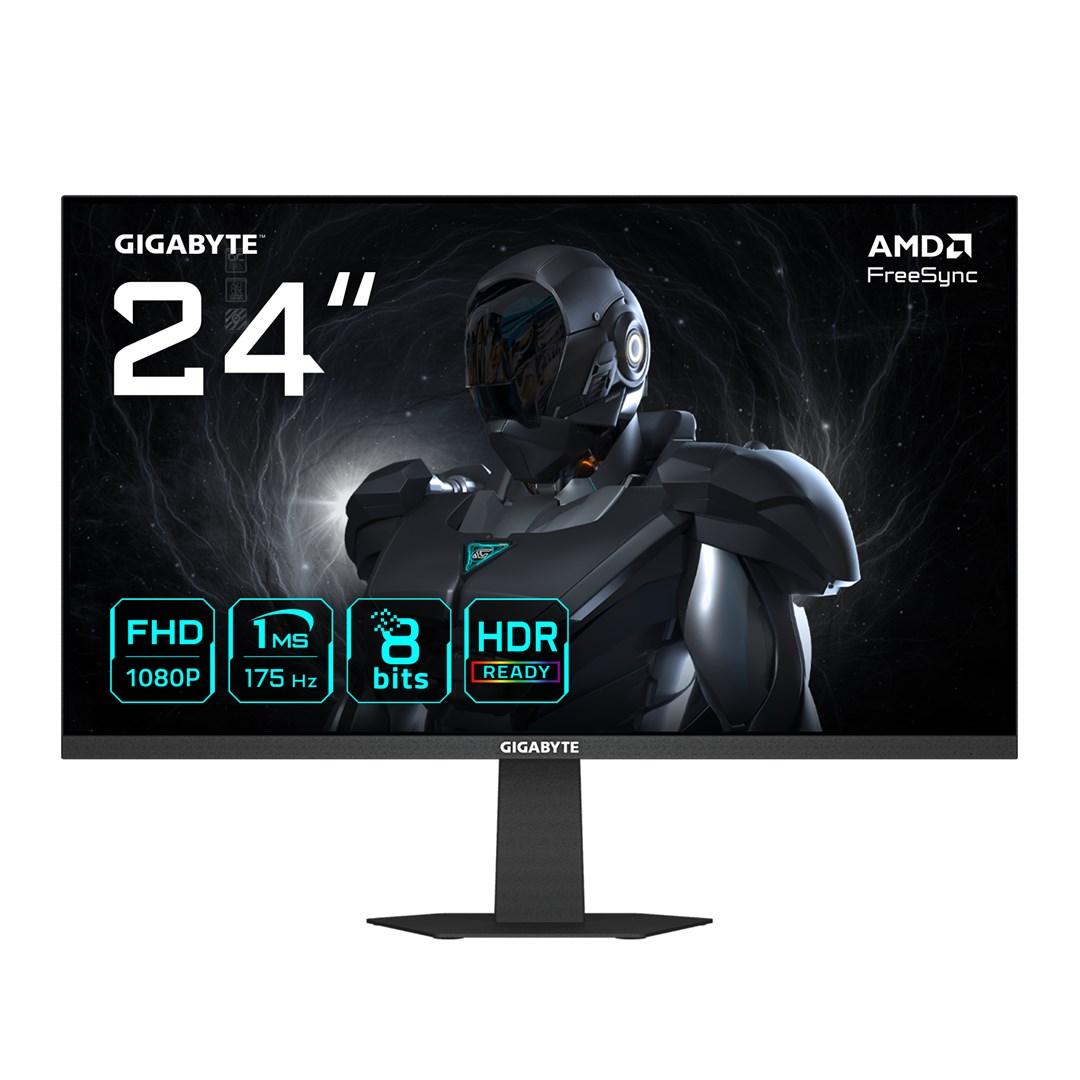 Gigabyte GS24F14A 24" FHD gaming-skærm - 175 Hz, 1 ms, FreeSync, HDR Ready billede