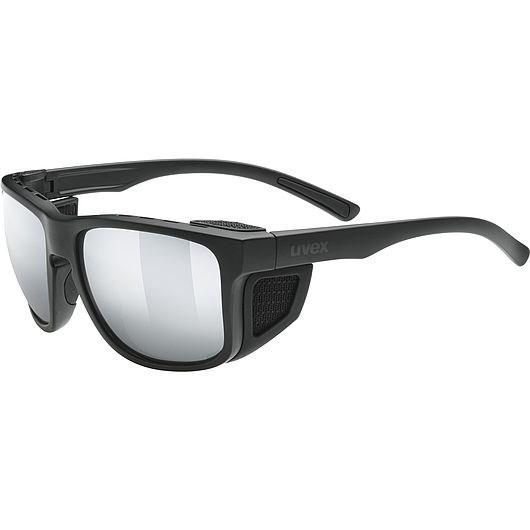 uvex sportstyle 312 - cykelbriller/multisportsbriller, unisex, fuld ramme - sort med spejllinser billede