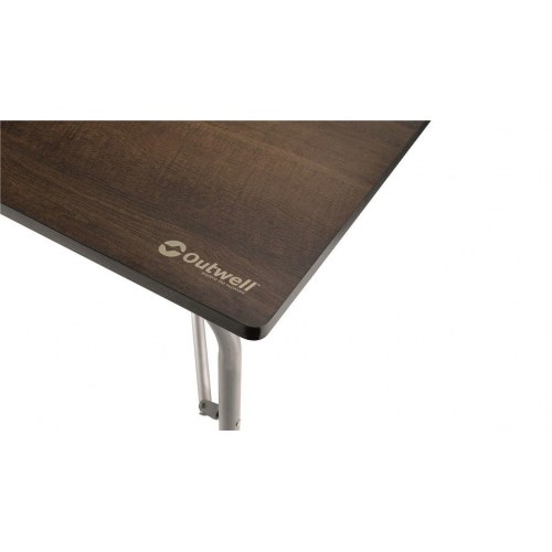 Outwell Berland M – foldbart campingbord, brun/grå