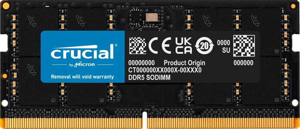 Crucial DDR5 SODIMM 48 GB 5600 MHz CL46 - laptop RAM billede