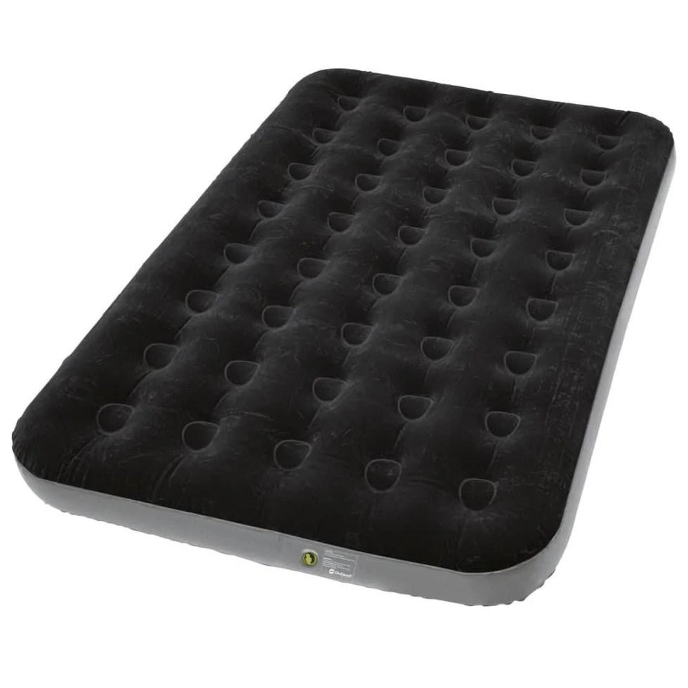 Outwell Classic Double luftmadras - sort/grå, 185 × 130 cm billede