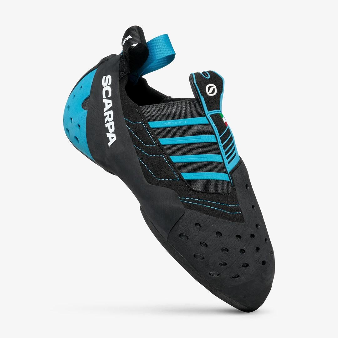 Scarpa Instinct S klatresko - 39,5 - sort/azur