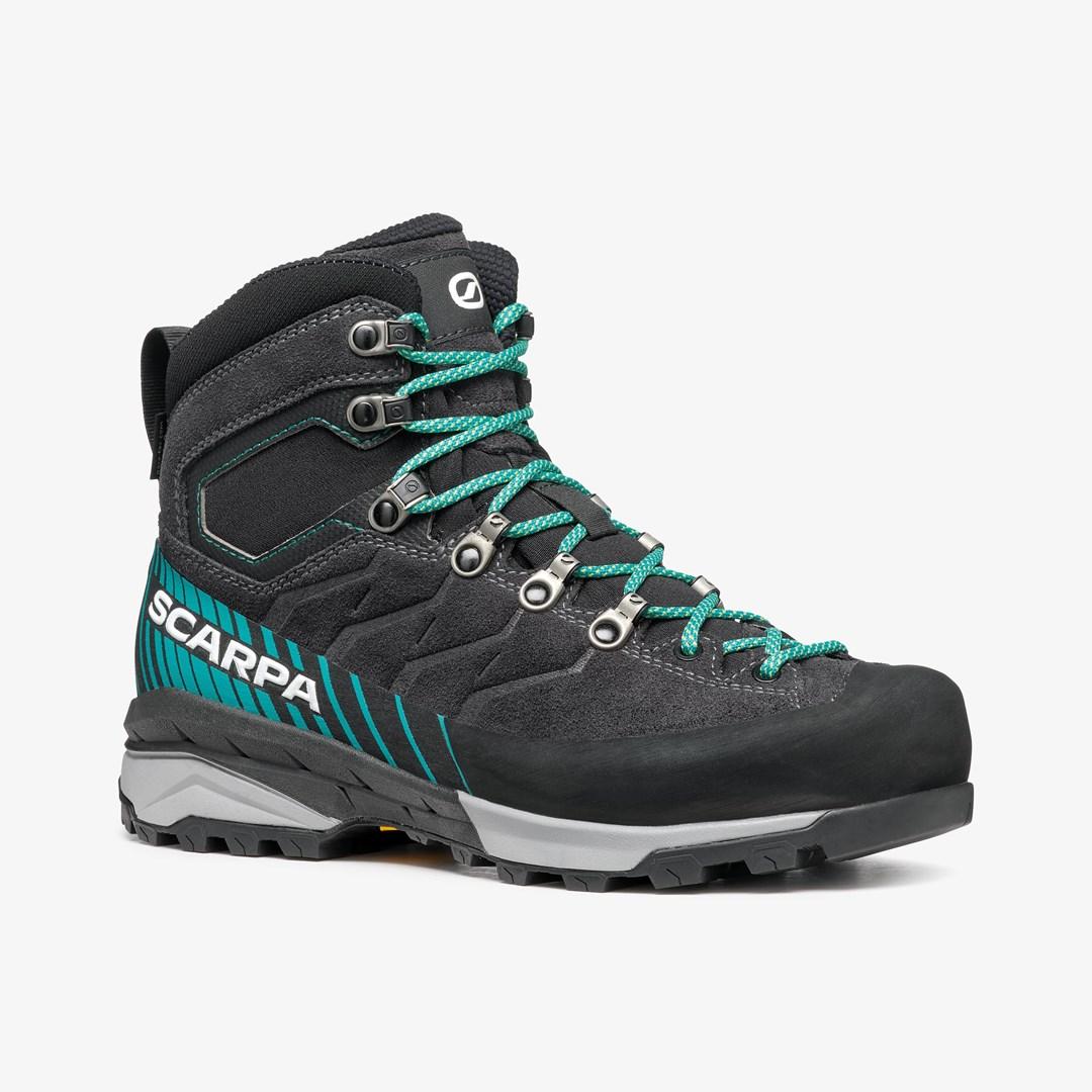 Scarpa Mescalito TRK GTX Woman vandrestøvle - 41,5 - Dark Anthracite/Tropical Green