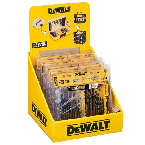 DeWALT 23-dele Black & Gold bor-sæt - til boremaskine
