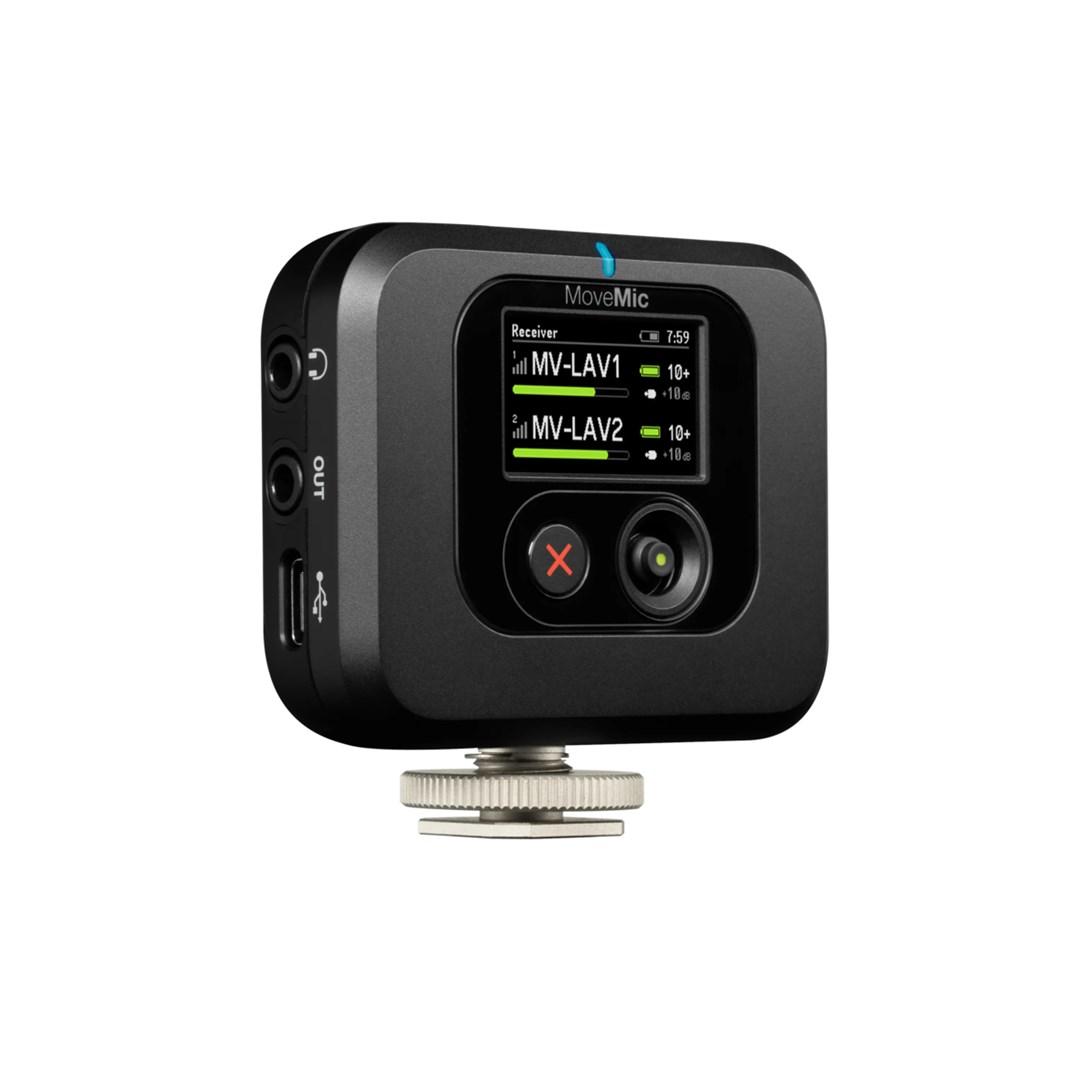 Shure MV-R-Z6 trådløs mikrofonmodtager - kameramontering