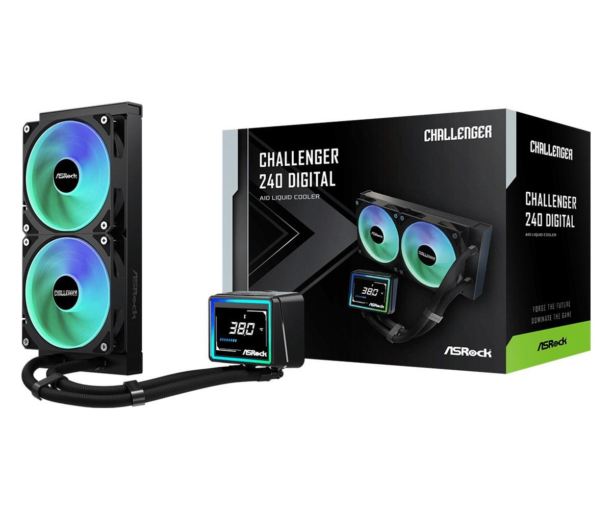 ASRock Challenger 240 Digital - AIO væskekøler 240 mm