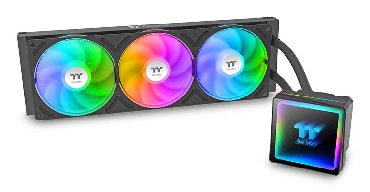 Thermaltake TH360 V3 ARGB - 360 mm AIO CPU-vandkøler, sort billede