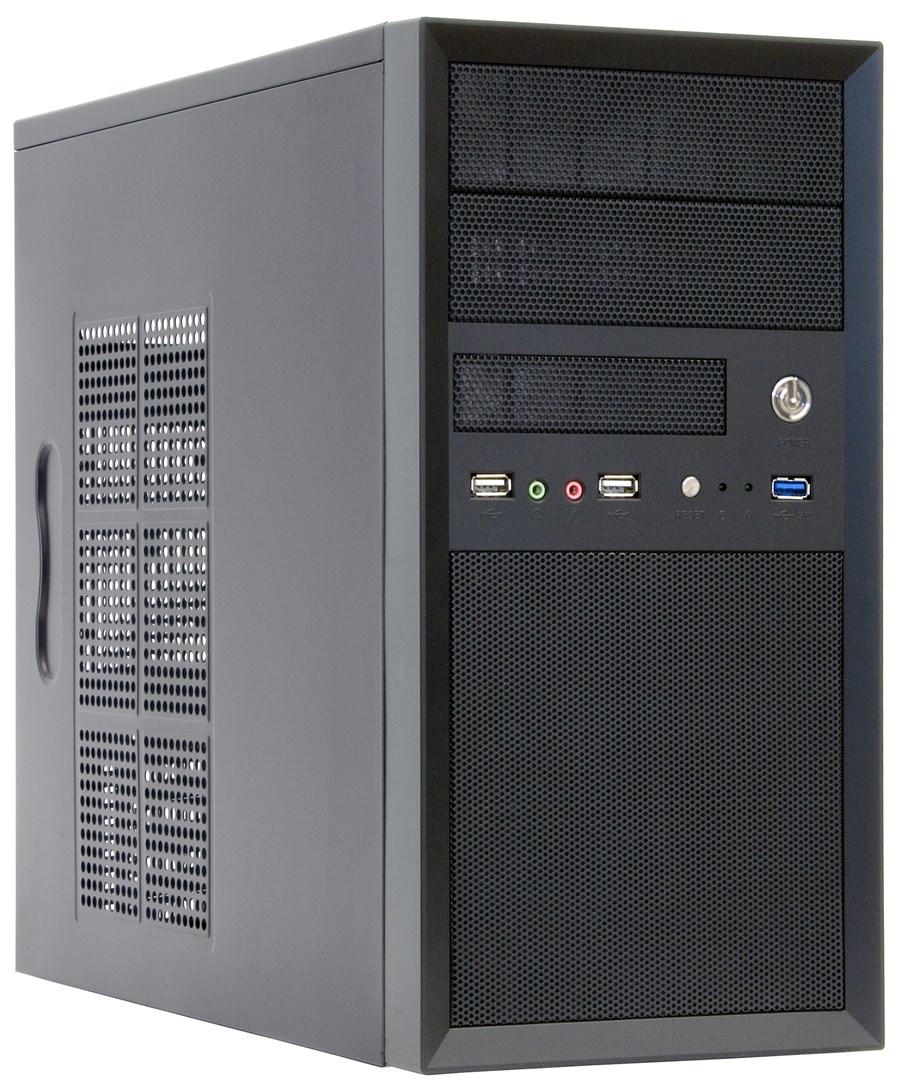 Chieftec CT-01B-OP mini tower pc-kabinet - sort billede