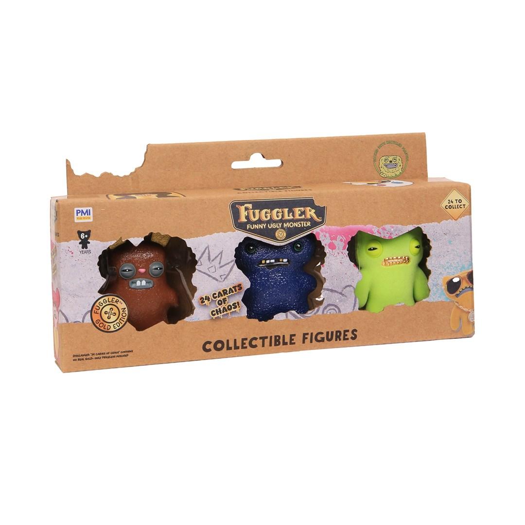 Fuggler S3 Gold Edition - samlefigurer 3-pak (assorteret)