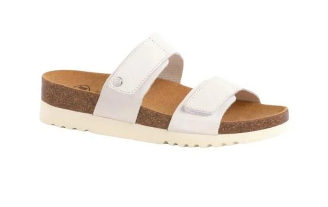 Scholl Lusaka 2.0 sandaler med Bioprint, hvid, str. 40