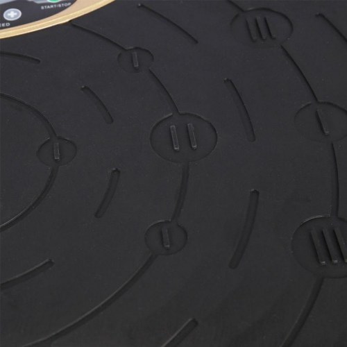 HMS SVP01 vibrationsplade – guld/sort træningsudstyr