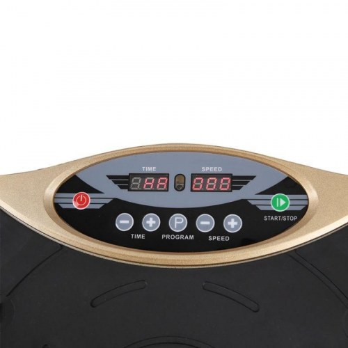 HMS SVP01 vibrationsplade – guld/sort træningsudstyr