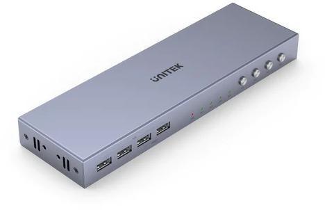 UNITEK V306A KVM-switch - Grå