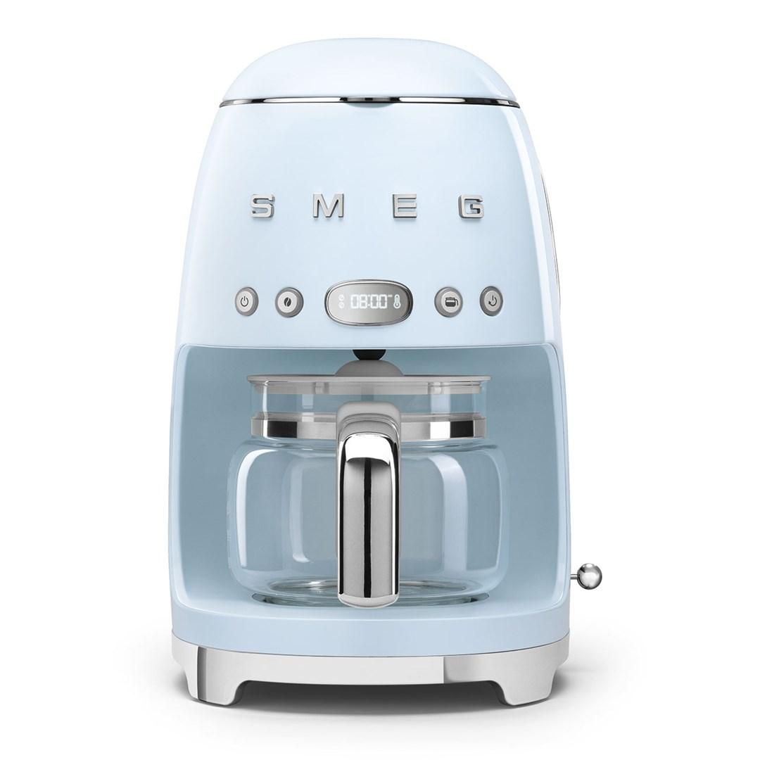 Smeg 50's Style DCF02PBEU - Kaffemaskine - 10 kopper - pastelblå
