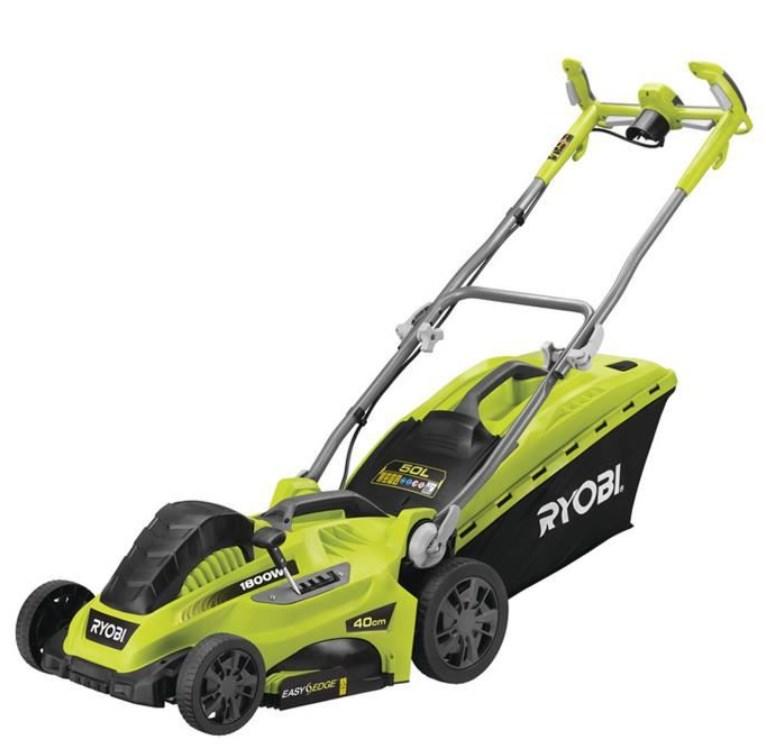 Ryobi RLM18E40H elektrisk plæneklipper 40 cm 1.800 W, 50 l opsamler