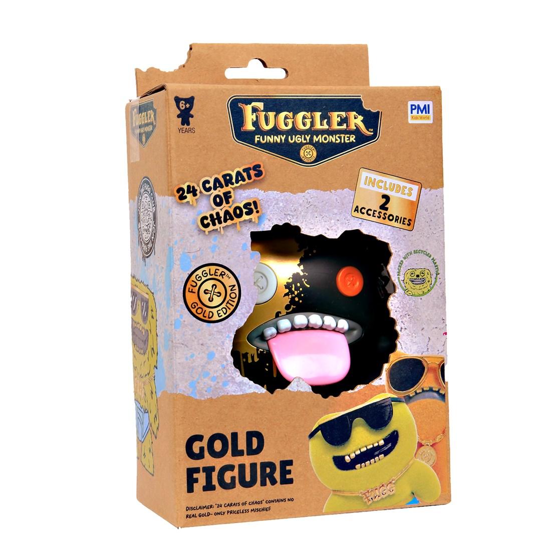 Fuggler S3 Gold Edition - guldfigur Ver.B - samlerfigur til børn fra 6 år