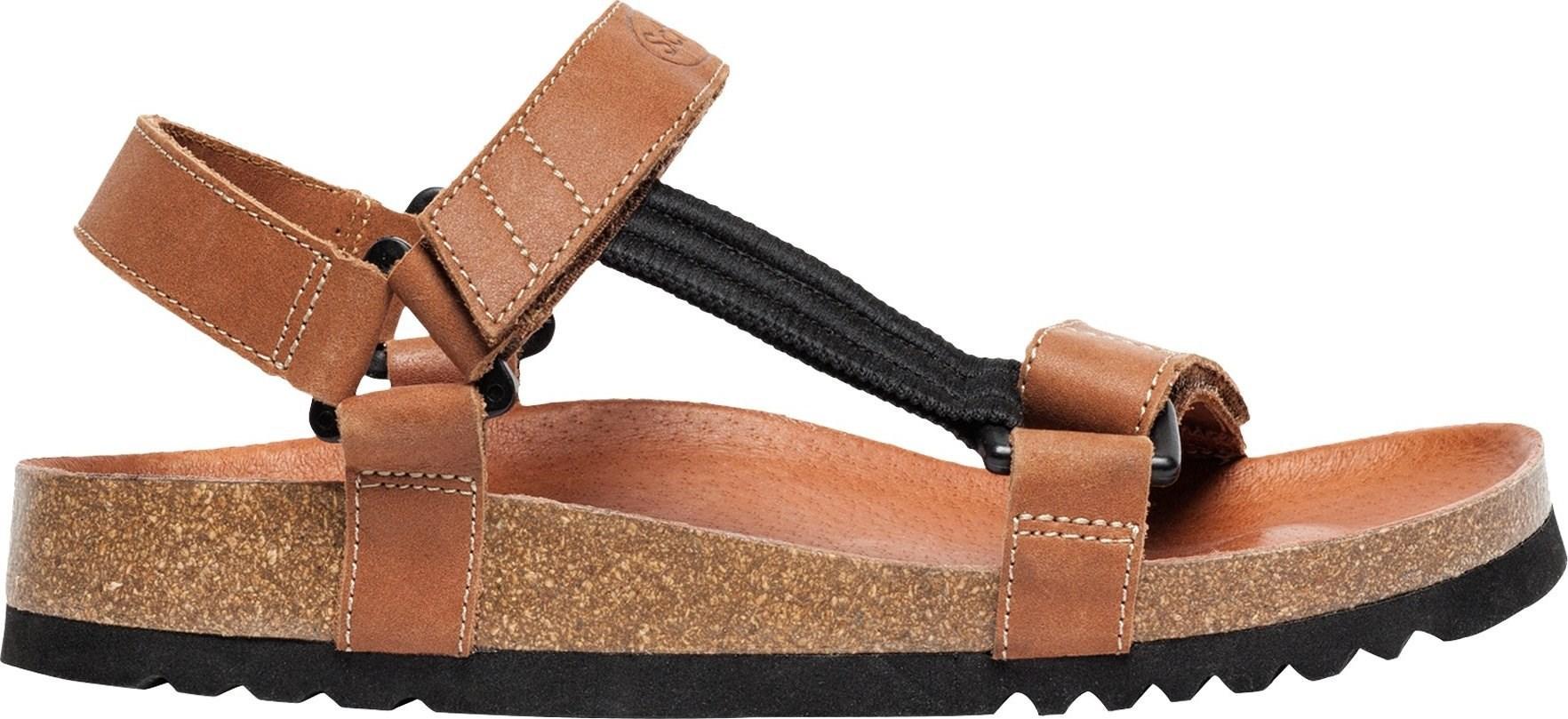 Scholl sandaler brun, str. 43, unisex med Bioprint lædersål