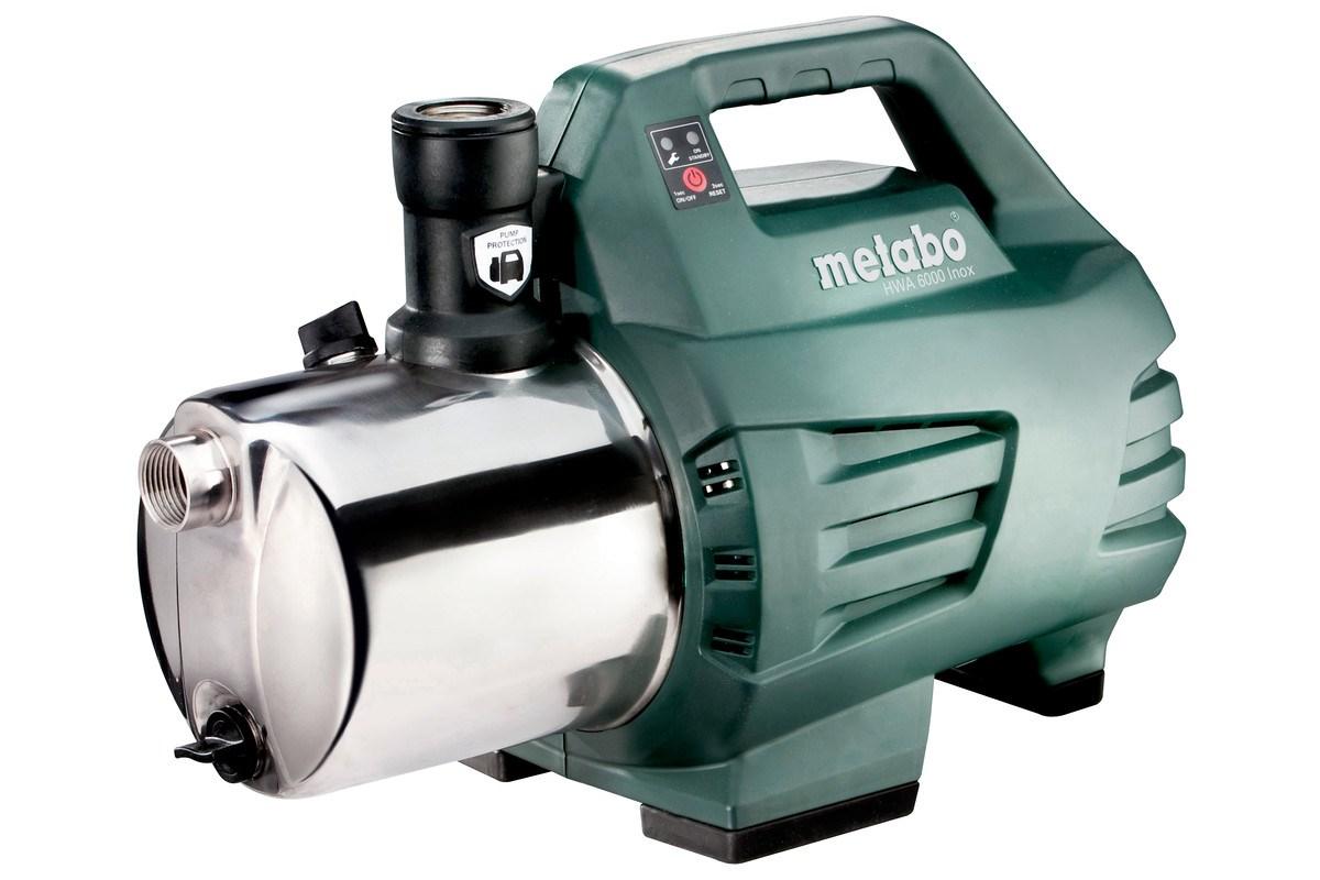 Metabo HWA 6000 Inox trykforøgerpumpe - 1.300 W, 5,5 bar, 6.000 l/t billede