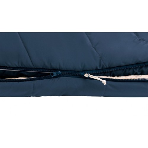 Outwell børn Mummy sovepose – polyester, 2-sæson, venstre lynlås – blå