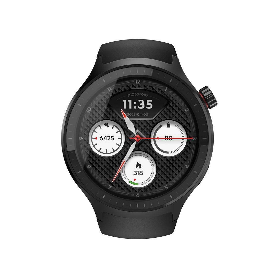 Motorola Moto Watch - 1,43" OLED, 47 mm, GPS, sort billede