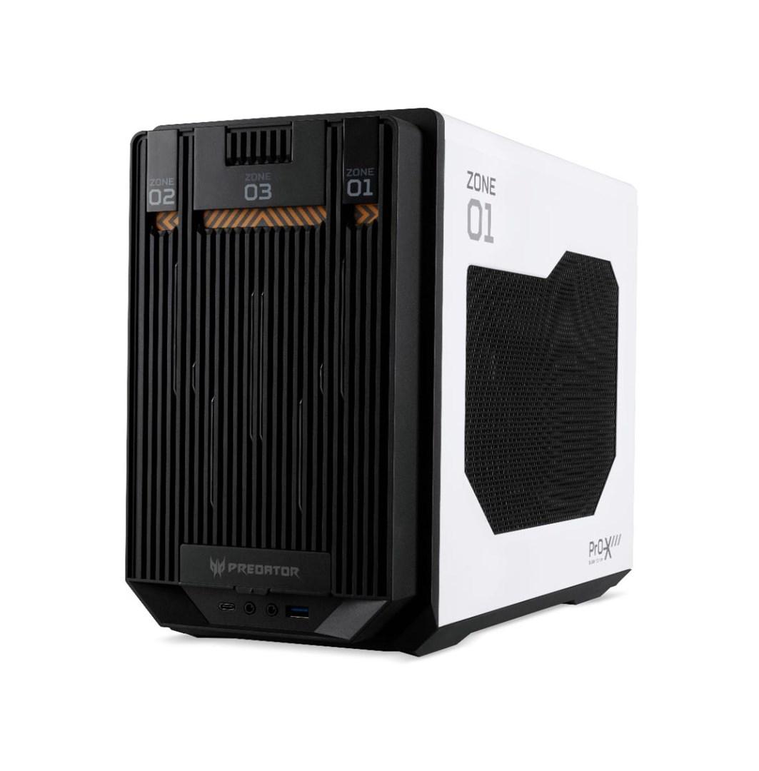 Acer Predator ProX Builder Edition mini-ITX kabinet - sort/hvid billede