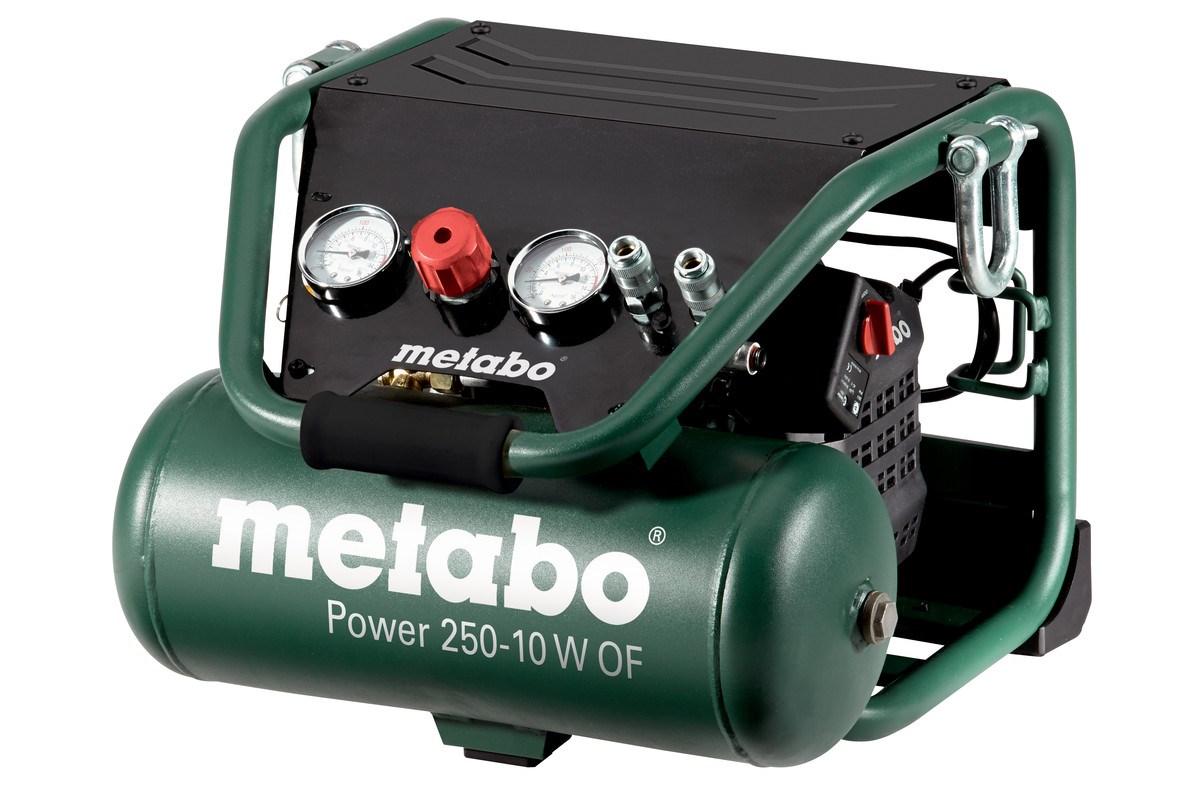 Metabo Power 250-10 W OF kompressor 230 V - 10 l, oliefri billede
