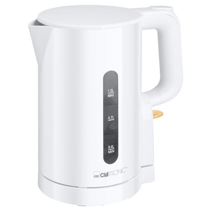 Clatronic WK 3834 elkedel 1,0 l - 900 W, hvid