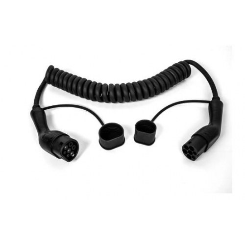 DEFENZO Spiro ladekabel Type 2 – 11 kW, 10 m, spiral