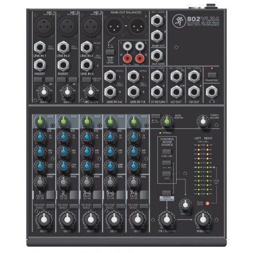 Mackie 802VLZ4 - 8‑kanals lydmixer, 20-20.000 Hz