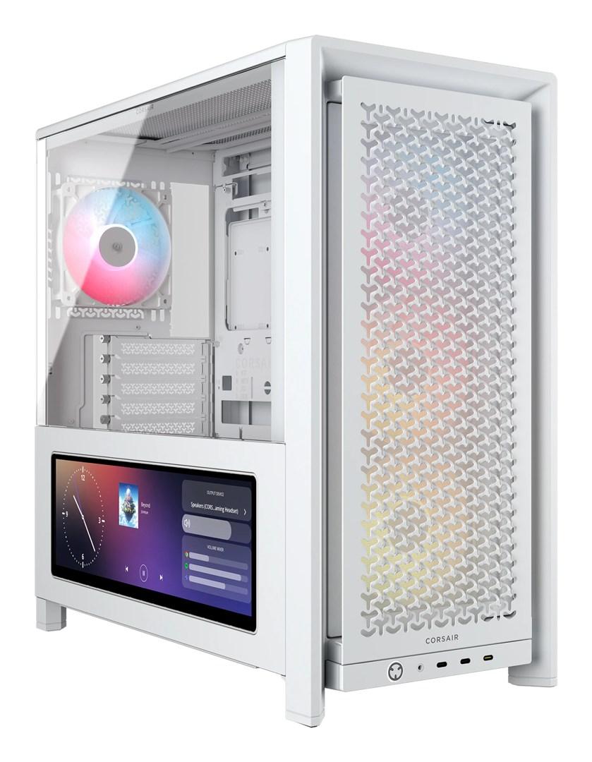 Corsair 4000D LCD RS ARGB midi tower - hvid billede