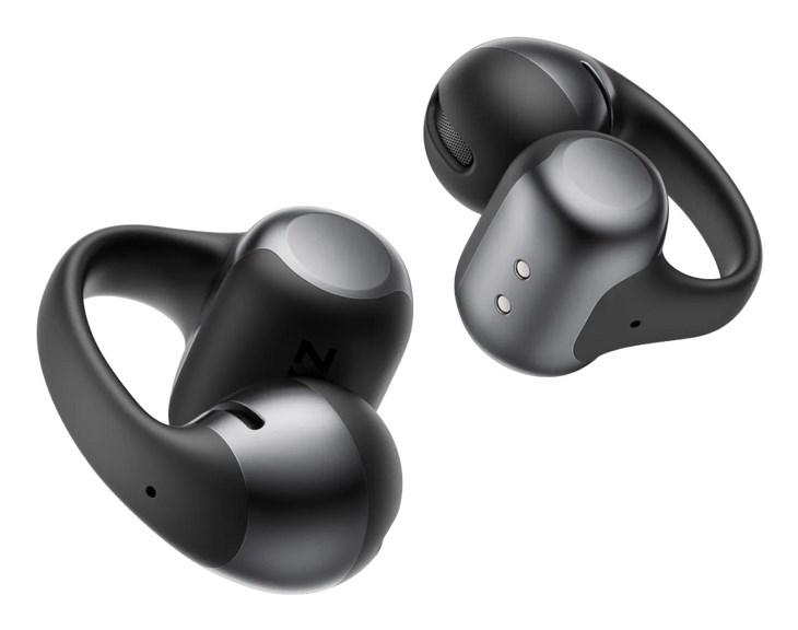 SHOKZ OpenDots One – trådløse ear-clip høretelefoner med mikrofon, Bluetooth, sort billede