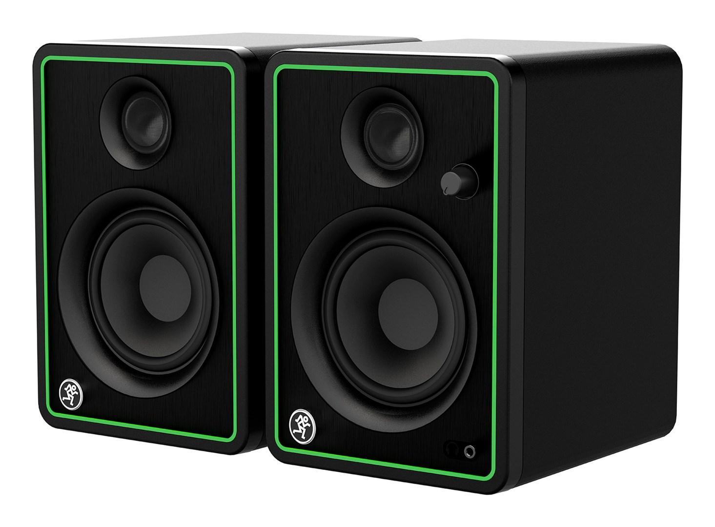 Mackie CR4-X – 4" 2-vejs studiomonitorer, sort/grøn, 50 W