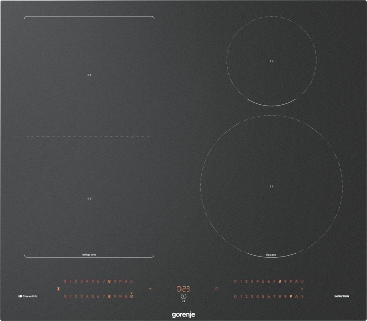 Gorenje GI6433SRWF induktionskogeplade 60 cm - sort, 4 zoner billede