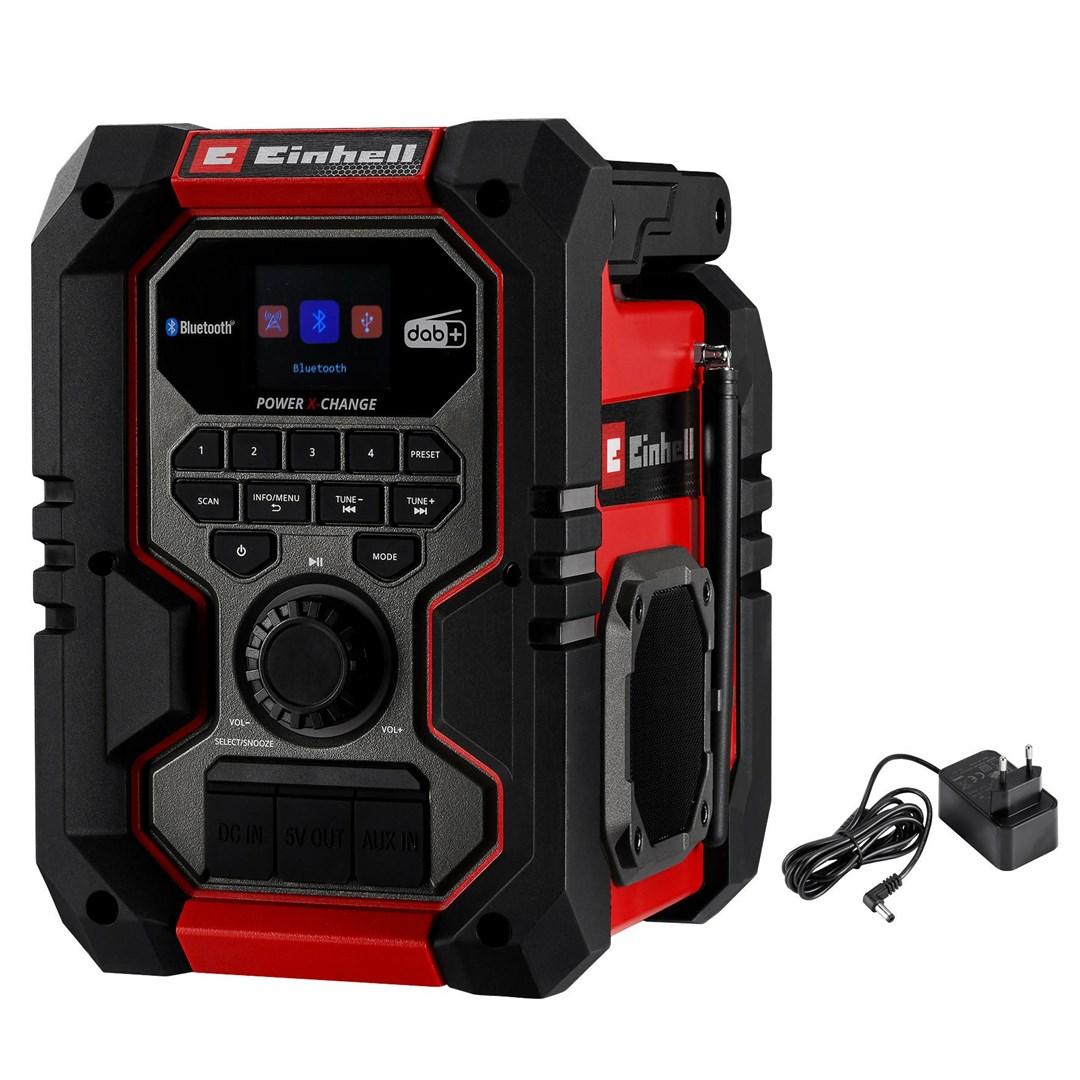 Einhell TE-CR 18 Li DAB+ FM/BT - byggepladsradio (solo) billede