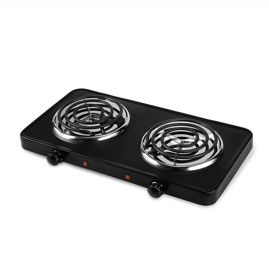 Maestro MR-770-2 dobbelt elektrisk kogeplade - 2 spiralkomfurer, 2.000 W
