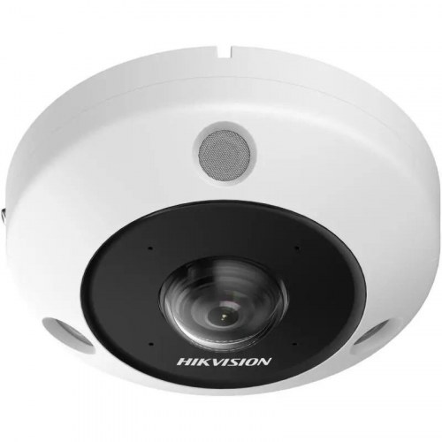 Hikvision DS-2CD63C5G1-IVS 12 MP fiskeøje dome IP-kamera - inde/ude, loftmontering (1,29 mm)