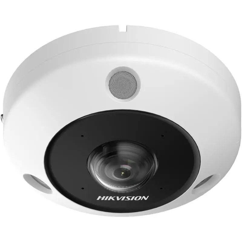 Hikvision DS-2CD63C5G1-IVS 12 MP fiskeøje dome IP-kamera - inde/ude, loftmontering (1,29 mm)